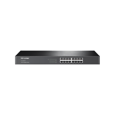 Imagen de Switch Gigabit no administrable de 16 puertos 10/100/1000 Mbps para rack