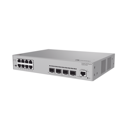 Imagen de Switch de Acceso Gigabit Administrable  Capa 2 / 8 puertos 10/100/1000 Mbps / 2 Puertos 1GE SFP Uplink / ERPS / IMGP Snooping / DHCP Snooping / Administración Nube Gratis