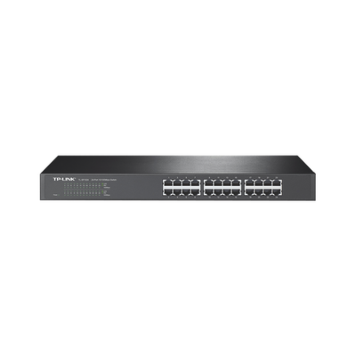 Imagen de Switch no administrable de 24 puertos 10/100 Mbps para montaje en rack