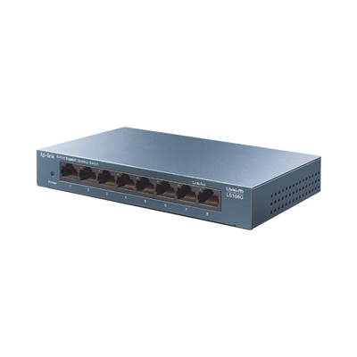 Imagen de Switch de escritorio Gigabit de 8 puertos 10/100/1000Mbps, carcasa metálica