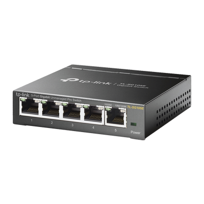 Imagen de Switch Escritorio Easy Smart de 5 puertos 10/100/1000 Mbps / IGMP para Vigilancia / Calidad en el Servicio (QoS) / Gestión GUI