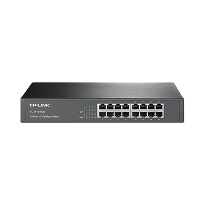 Imagen de Switch no administrable de 16 puertos 10/100 Mbps de escritorio y para montaje en rack