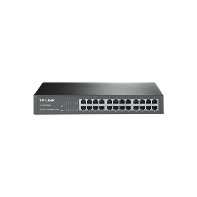 Imagen de Switch no administrable de 24 puertos 10/100 Mbps para escritorio/rack