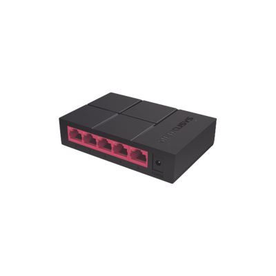 Imagen de Switch NO Administrable / Para escritorio / Carcasa de Plástico / 5 puertos 10/100/1000 Mbps / Diseño Compacto / Plug and Play