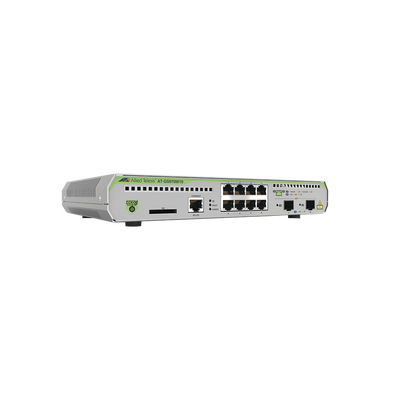 Imagen de Switch Administrable CentreCOM GS970M, Capa 3 de 8 Puertos 10/100/1000 Mbps + 2 puertos SFP Gigabit