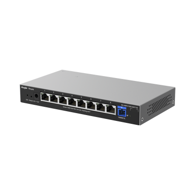Imagen de e-Lighten ONU / Switch Hibrido, Capa 2 con un Puerto PON 1G y 8 Puertos Ethernet 1G hasta 100 Clientes