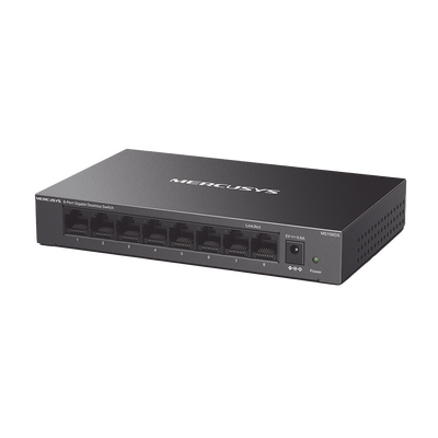 Imagen de Switch NO Administrable / Para escritorio / Carcasa de Metal / 8 puertos 10/100/1000 Mbps / Diseño Compacto / Plug and Play