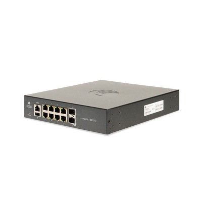 Imagen de Switch cnMatrix EX1010  de 8 puertos Gigabit Ethernet y 2 SFP, Capa 2,  gestión en la nube