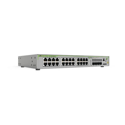 Imagen de Switch Administrable CentreCOM GS970M, Capa 3 de 24 Puertos 10/100/1000 Mbps + 4 SFP Gigabit