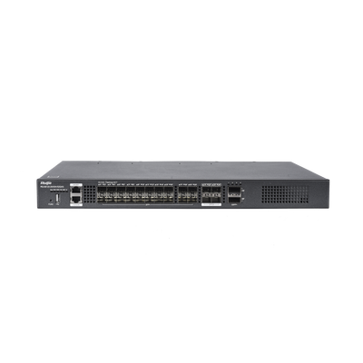 Imagen de Switch distribución de fibra hasta 23 Tbps de Capacidad, 20 puertos SFP+ 10G, 4 Puertos SFP28 25G y 2 puertos QSFP+ 40G