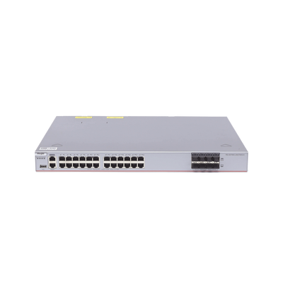 Imagen de Switch Core Administrable Capa 3 con 24 puertos Gigabit + 8 SFP+ para fibra 10Gb, gestión gratuita desde la nube.