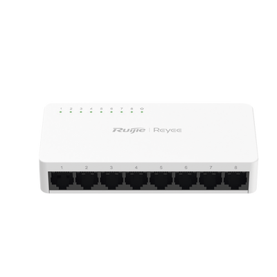Imagen de Switch no PoE no administrado, con 8 puertos Gigabit