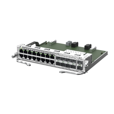 Imagen de Tarjeta de Red con 16 puertos RJ45 1Gb, 8 puertos SFP 1Gb y 2 puertos SFP+ 10Gb para Chasis RG-NBS6002