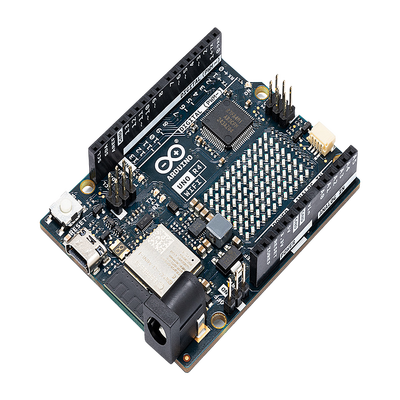 Imagen de ARDUINO UNO REV4 WIFI, Retrocompatible con la UNO R3, la Arduino UNO R4 WiFi incluye una matriz LED 12x8 para interfaz mejorada y destaca por su conectividad y mayor potencia de procesamiento