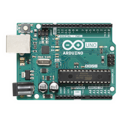 Imagen de Arduino UNO REV3 / Una gran herramienta para iniciar en el mundo de la electrónica y la programación,  Chip reemplazable,  Adaptador para batería 9v
