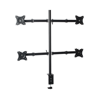 Imagen de Montaje de Escritorio articulado para 4 monitores de 13 a 27" /  Soporta hasta 15 kg / Vesa 75 x 75 / 100 x 100 / Acero