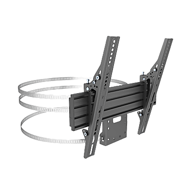 Imagen de MONTAJE PARA PANTALLAS DE 32 A 65 PULGADAS EN COLUMNA| VESA 100 X 100 HASTA 400 X 400 | COLOR NEGRO| CAP. MAX 35KG