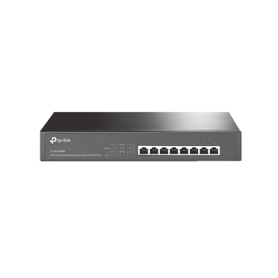 Imagen de Switch Gigabit PoE+ no administrable de 8 puertos 10/100/1000 Mbps, para escritorio