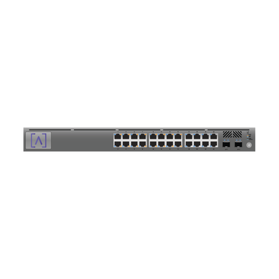 Imagen de Switch Gigabit PoE+ Administrable / 24 puertos 10/100/1000 Mbps (16 de ellos POE+) + 2 Puertos SFP Uplink / Hasta 240W / Alta LabsCloud.