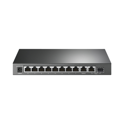 Imagen de Switch PoE+ No Administrable De Escritorio 10 Puertos / 8 puertos 10/100/1000 Mbps PoE af/at Inteligiente / Presupuesto 123 W / Modo Extendido hasta 250 metros