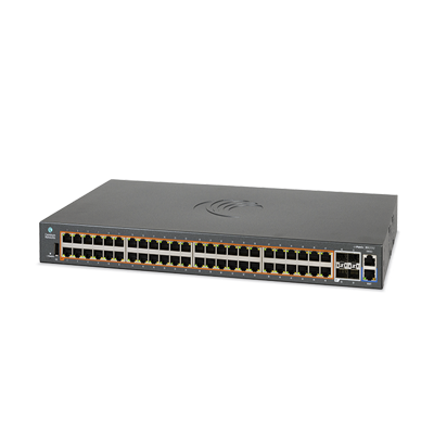 Imagen de Switch PoE cnMatrix EX2052-P 802.3af/at de 48 puertos Gigabit y 4 SFP+, Capa 3, 400 W, gestión en la nube