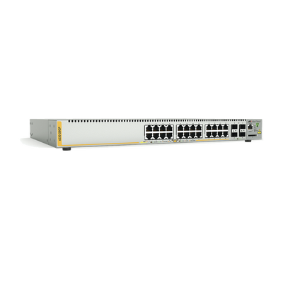 Imagen de Switch PoE+ Administrable Capa 3, 24 Puertos 10/100/1000 Mbps + 4 SFP Gigabit, 370 W