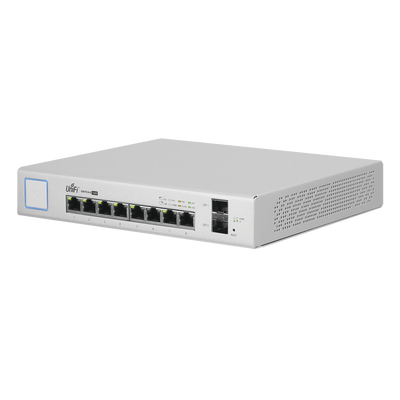Imagen de Switch UniFi Administrable de 8 Puertos Gigabit PoE+ 802.3at/af y PoE Pasivo 24V.