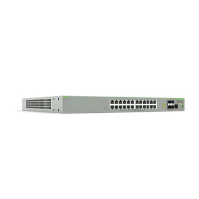 Imagen de Switch PoE+ Administrable CentreCOM FS980M, Capa 3 de 24 Puertos 10/100 Mbps + 4 puertos SFP, 375 W
