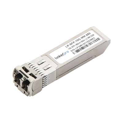 Imagen de Transceptor Óptico SFP+ (Mini-Gbic) / Multimodo 850 nm / 10 Gbps / 10GBASE-SR / Conectores LC/UPC Dúplex / DDM / Hasta 550 m