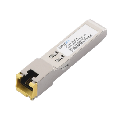 Imagen de Transceptor Óptico SFP a RJ45 / Auto negociación 10/100/1000 Mbps / Conector RJ45 / 1000BASE-T / Distancia de hasta 100 m.