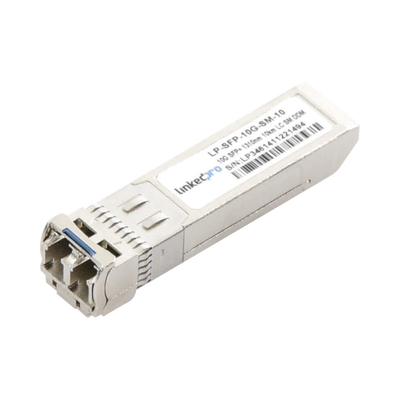 Imagen de Transceptor Óptico SFP+ (Mini-Gbic) / Monomodo 1310 nm / 10 Gbps / 10GBASE-LR / Conectores LC/UPC Dúplex / DDM / Hasta 10 km