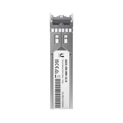 Imagen de UFiber Módulo SFP, transceptor MiniGibic MultiModo 1.25 Gbps, distancia 550m, conectores LC, paquete de 2 piezas