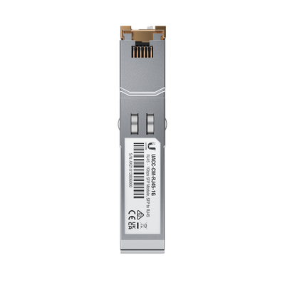 Imagen de UFiber Módulo de fibra SFP convertidor a cobre RJ45 10/100/1000 Mbps, distancia hasta 100 m