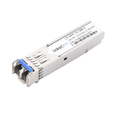 Imagen de Transceptor Óptico SFP (Mini-Gbic) / Monomodo 1310 nm / 1.25 Gbps / 1000BASE / Conectores LC/UPC Dúplex / DDM / Hasta 5 km