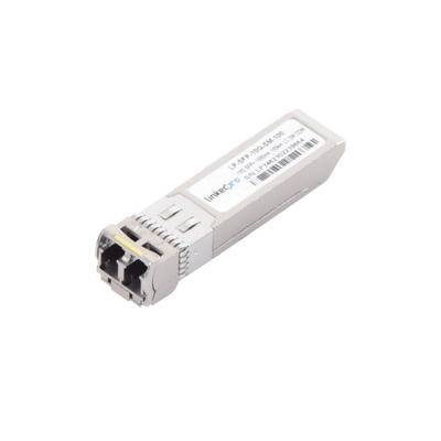 Imagen de Transceptor Óptico SFP+ (Mini-Gbic) / Monomodo 1550 nm / 10 Gbps / 10GBASE-ZR / Conectores LC/UPC Dúplex / DDM / Hasta 100 km
