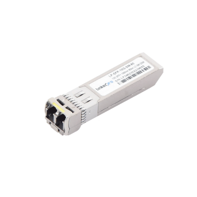 Imagen de Transceptor Óptico SFP+ (Mini-Gbic) / Monomodo 1550 nm / 10 Gbps / 10GBASE-ZR / Conectores LC/UPC Dúplex / DDM / Hasta 80 km