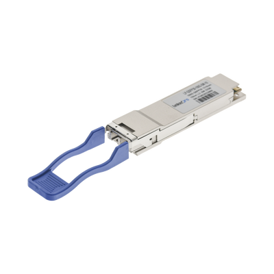 Imagen de Transceptor Óptico QSFP28 (Mini-Gbic) / Monomodo 1310 nm / 100 Gbps / 100GBASE-LR4 / Conectores LC/UPC Dúplex / DDM / Hasta 10 km