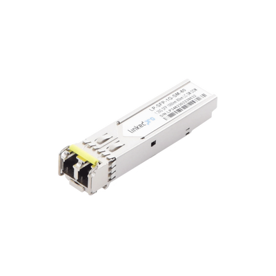 Imagen de Transceptor Óptico SFP (Mini-Gbic) / Monomodo 1550 nm / 1.25 Gbps / 1000BASE-ZX / Conectores LC/UPC Dúplex / DDM / Hasta 80 km