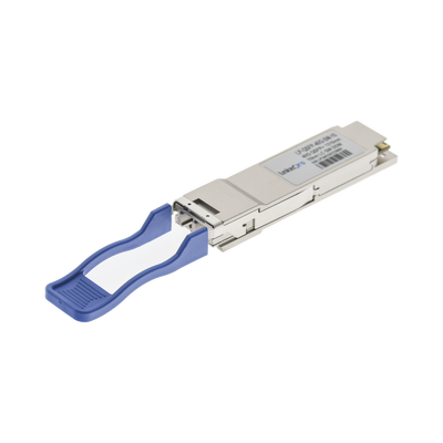 Imagen de Transceptor Óptico QSFP+ (Mini-Gbic) / Monomodo 1310 nm / 40 Gbps / 40GBASE-LR4 / Conectores LC/UPC Dúplex / DDM / Hasta 10 km