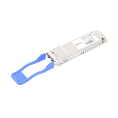 Imagen de Transceptor Óptico QSFP28 (Mini-Gbic) / Monomodo 1310 nm / 100 Gbps / 100GBASE-LR4 / Conectores LC/UPC Dúplex / DDM / Hasta 2 km
