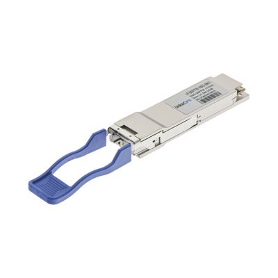 Imagen de Transceptor Óptico QSFP28 (Mini-Gbic) / Monomodo 1310 nm / 100 Gbps / 100GBASE-LR4 / Conectores LC/UPC Dúplex / DDM / Hasta 3 km