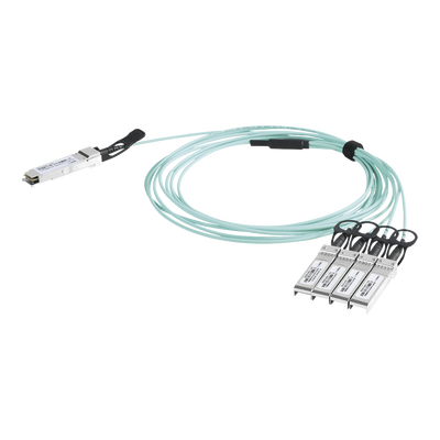 Imagen de Cable AOC QSFP+ de 40 Gbps a 4x 10 Gbps / Cable de fibra óptica Activo / Longitud: 2 metros