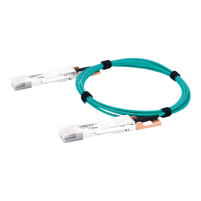 Imagen de Cable AOC QSFP-DD de 400 Gbps a 400 Gbps / Cable de fibra óptica Activo / Longitud: 2 metros