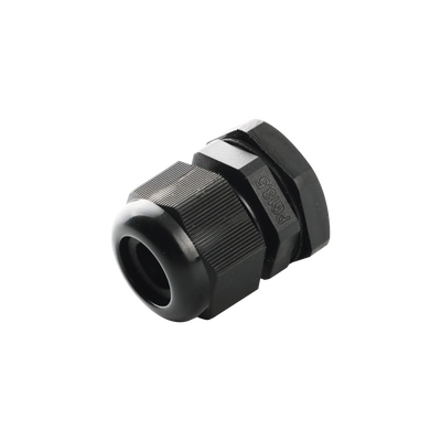 Imagen de Conector Plástico Negro Tipo Glándula para Cable de 10 a 14 mm de Diámetro.