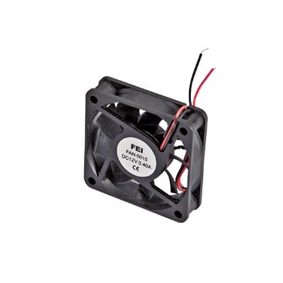 Imagen de Ventilador Anticondensante Axial Cuadrado, 60x60x25 mm, 24 Vcc, 4500 RPM, 2.9 W, 0.12 A, Flujo de Aire de 25.0 CFM, Unión Sellada.