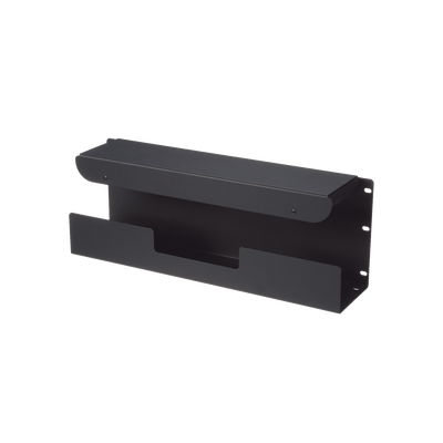 Imagen de Accesorio Pasacables Para Rack Estándar de 19 in, 4 UR, Capacidad de 260 Cables Cat6, 4.5 in de Profundidad, Color Negro