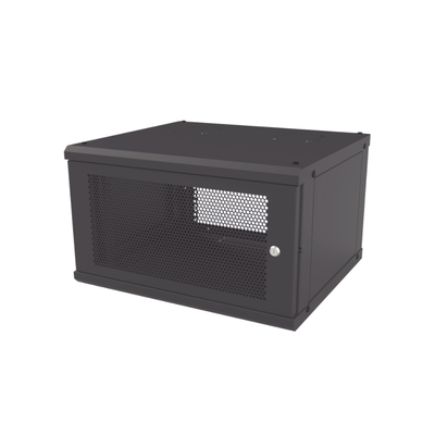 Imagen de Gabinete de Pared Fijo, Puerta Perforada, Rack 19" de 6 UR (600 x 355 x 523 mm)(An x Al x Prof.)