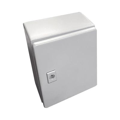 Imagen de Gabinete de Acero / Nema 4 -IP 66 de 20 x 25 x 15 cm / Platina y certificado UL.