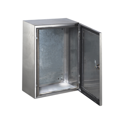 Imagen de Gabinete de Acero Inoxidable IP66 Uso en Intemperie (400 x 600 x 250 mm) con Placa Interna Galvanizada.