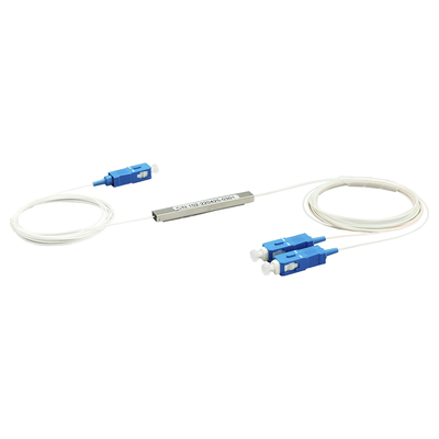Imagen de Splitter (Divisor Óptico) tipo PLC, de 1x2, conectores SC/UPC